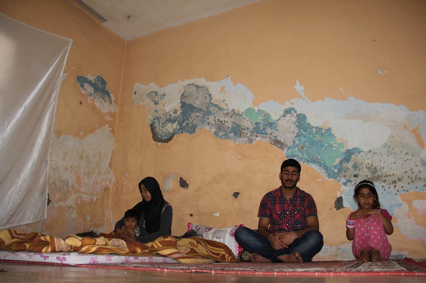 Suriyeli aile kötü şartlarda yaşam mücadelesi veriyor